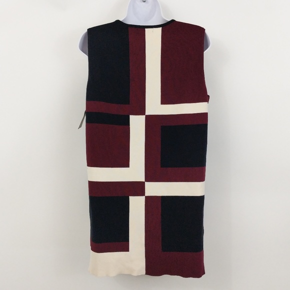Alfani Color Block Sleeveless Hi-Lo Tunic - Picture 2 of 3